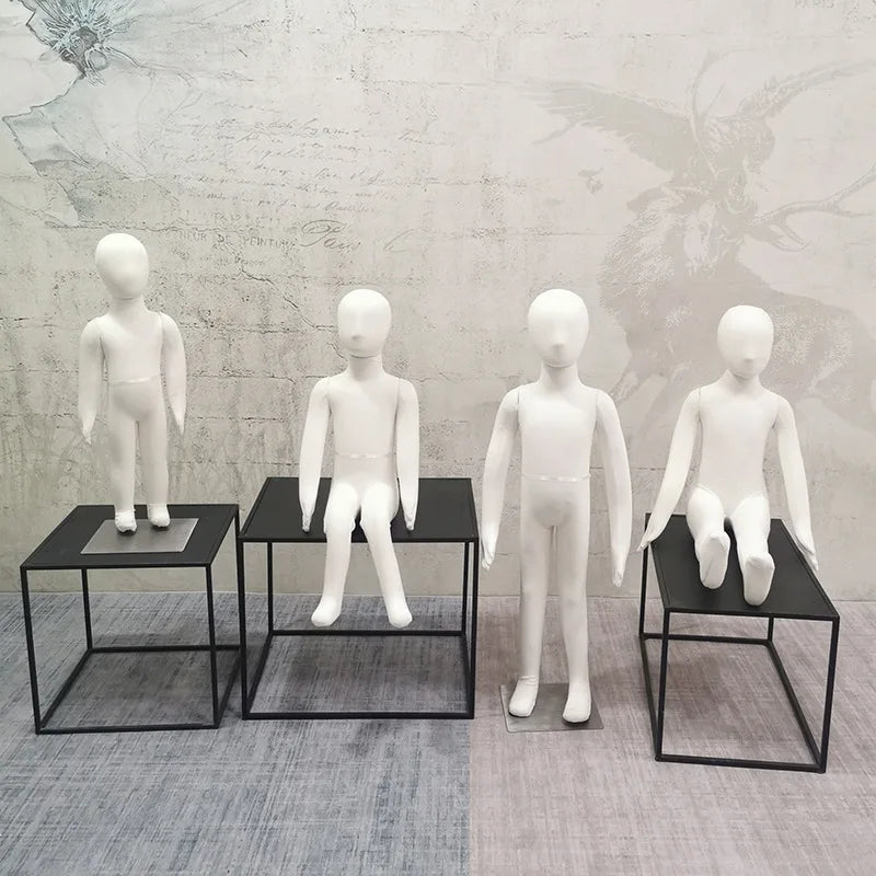 Wholesale Foam Mannequin Kid Full Body White on Sale
