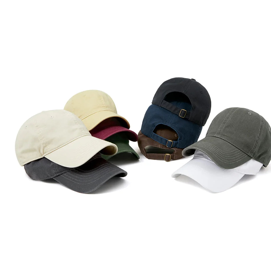 Custom Embroidery logo Promotion Comfortable 6 Panel Solid Color Men Fashion Dad Cap Fitted Baseball Cap