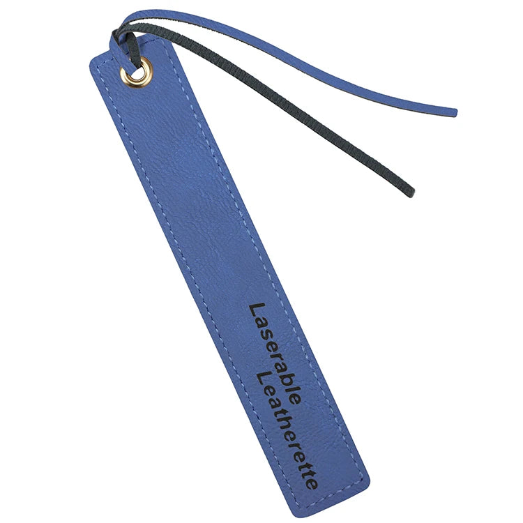 Promotional Custom Bookmarks Bulk Bookmark Blanks Engravable Brown Laser Leather Bookmarks