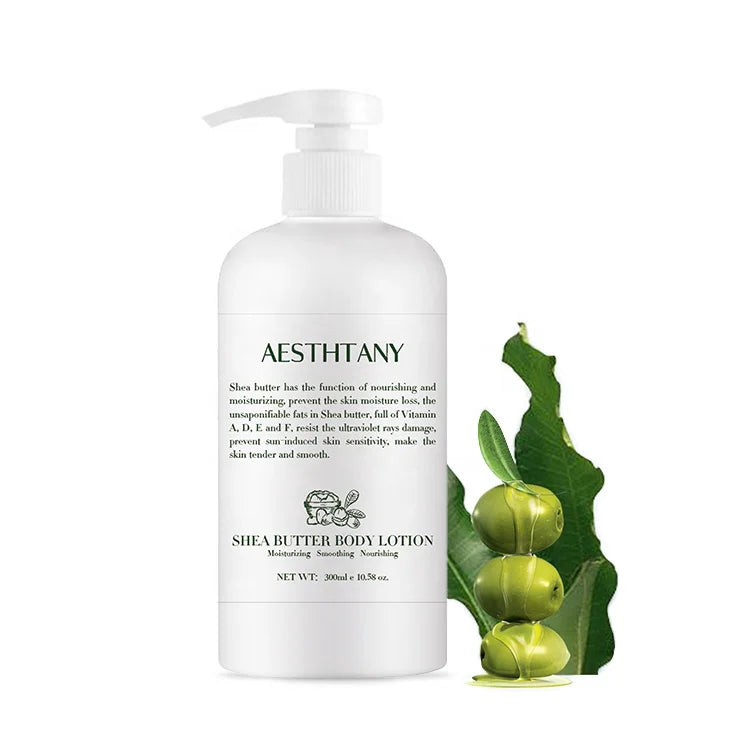 Fragrance Skin Lightening Nourishing Hydrating Shea Butter Body Lotion for Glowing Skin