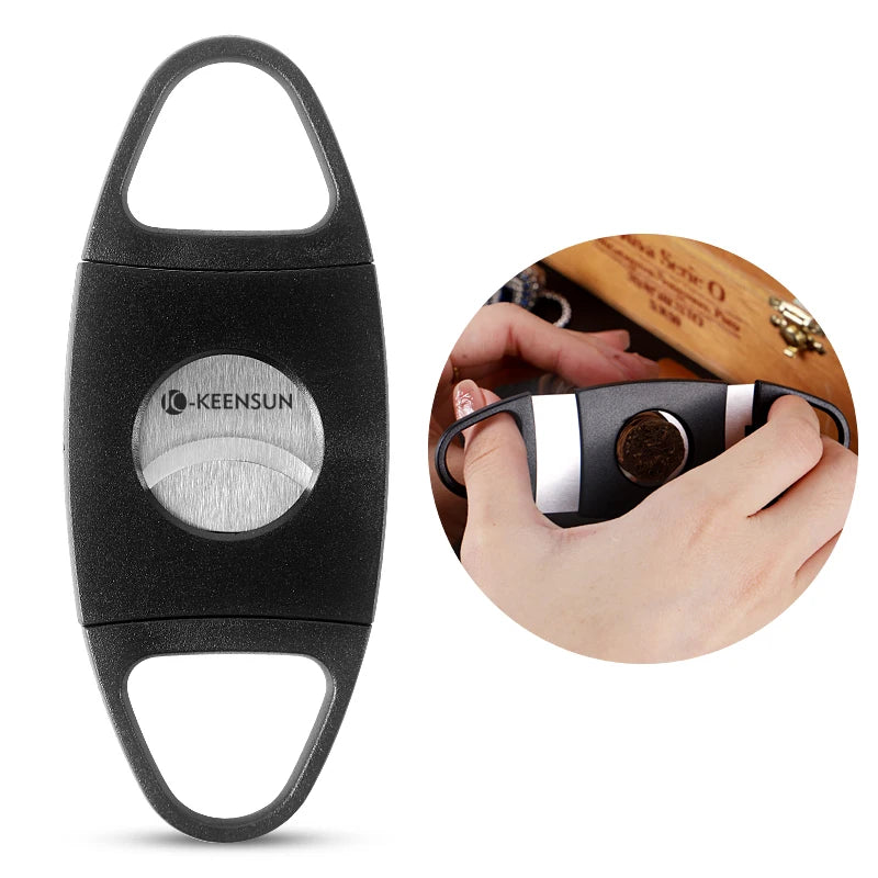 Hot Sale  Plastic Perfect Cigar Cutter Puncher Tools Cigar Accessories for Use