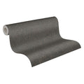 Made in Germany - Wallpaper rolls Stone Look Black Silver Metallic - Non Woven Vinyl - Wallpaper Metallic - 1005 x 053 m
