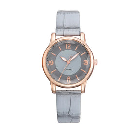 Women's Watches Luxury Fashion Ladies Watch PU Leather Watch Women Female Quartz Wristwatches