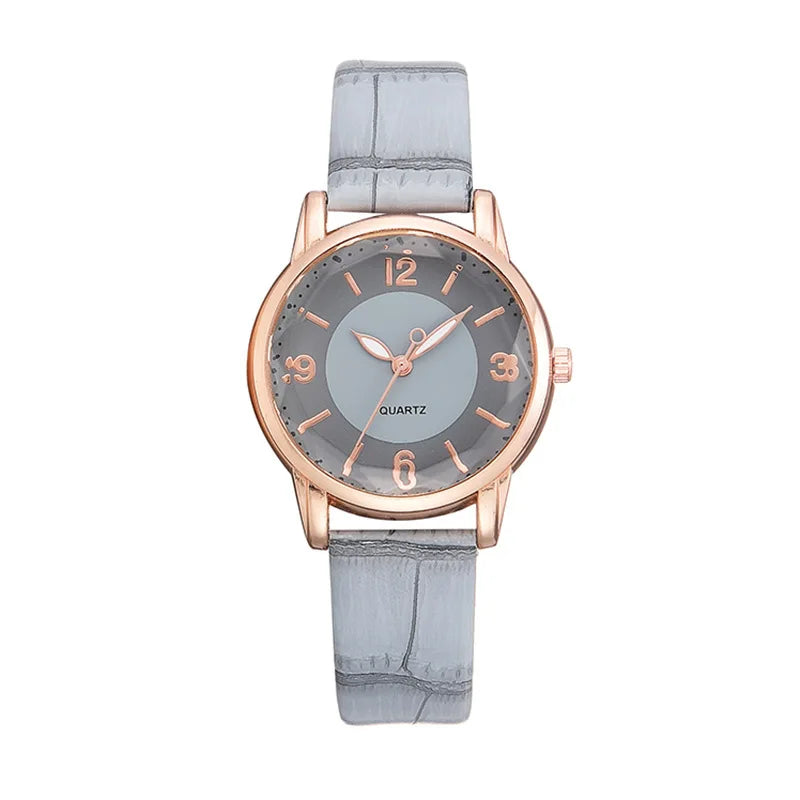 Women's Watches Luxury Fashion Ladies Watch PU Leather Watch Women Female Quartz Wristwatches