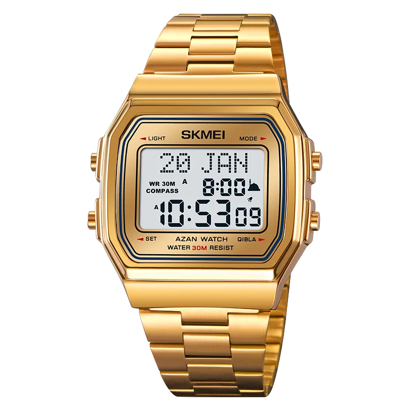 SKMEI Waterproof Qibla Muslim Watch 2113 Azan Watches Prayer Watch Manufacturers