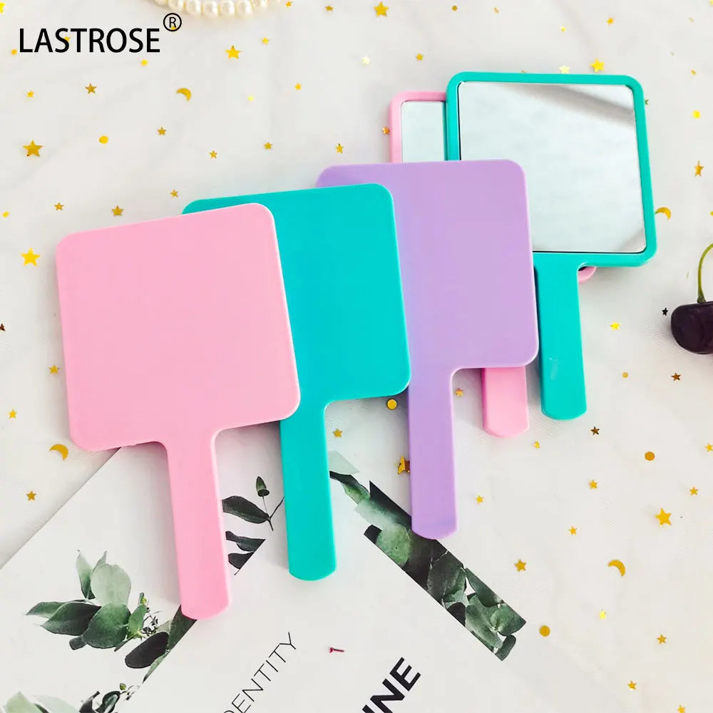 Makeup & Tools Low MOQ OEM Makeup Mirror Cosmetic Hand Mirror Wholesale Bulk Makeup Hand Held Mirrors