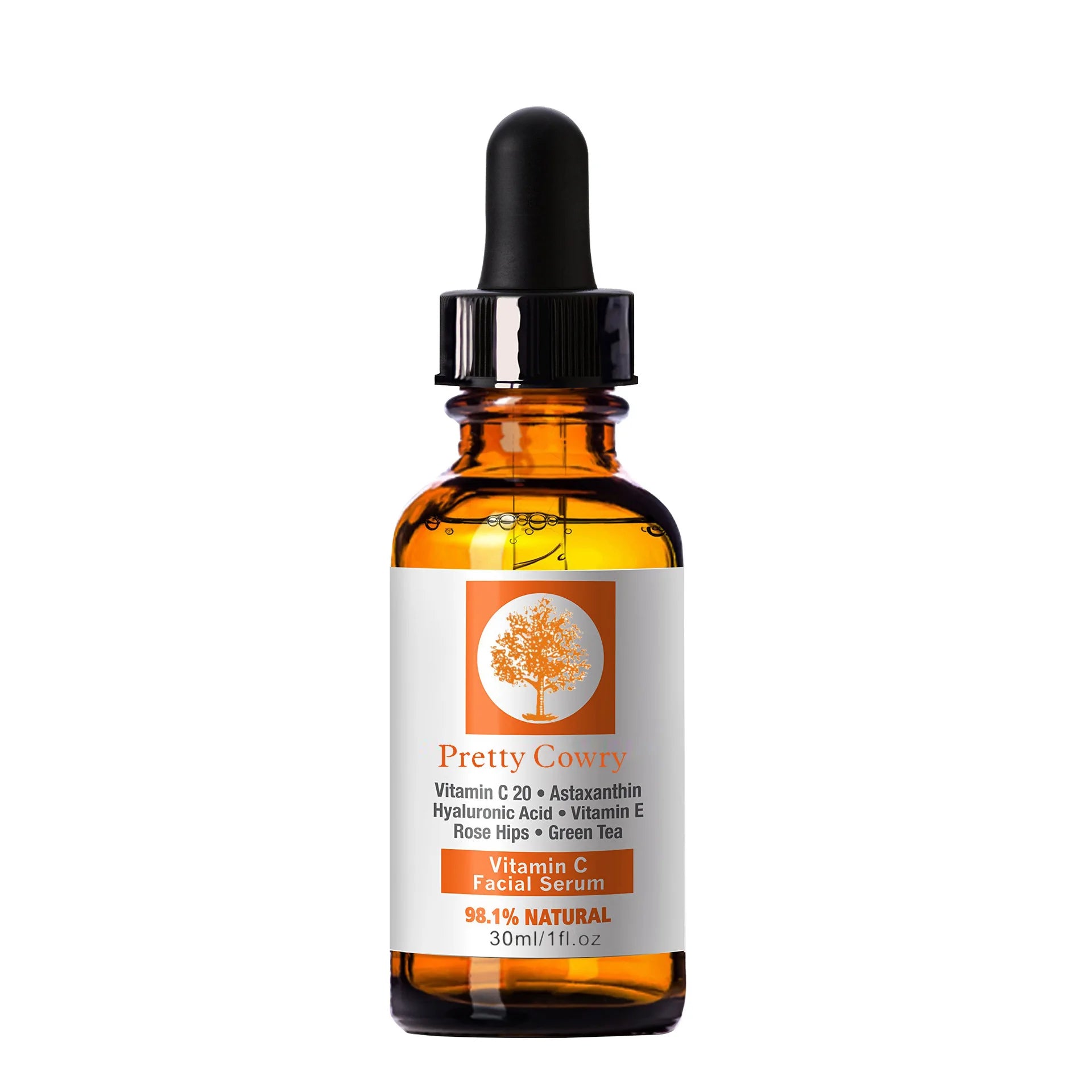 Wholesale Pretty Cowry Natural Face Anti Aging Hyaluronic Acid  Vitamin C Serum for Skin Care