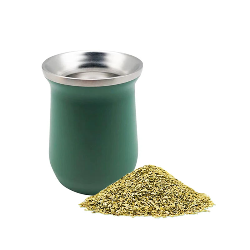 Wholesale in Bulk Stainless Steel Yerba Mate Cup 300ml Hot/Cold Insulated Eco-Friendly Custom Logo & Color MegaBDM