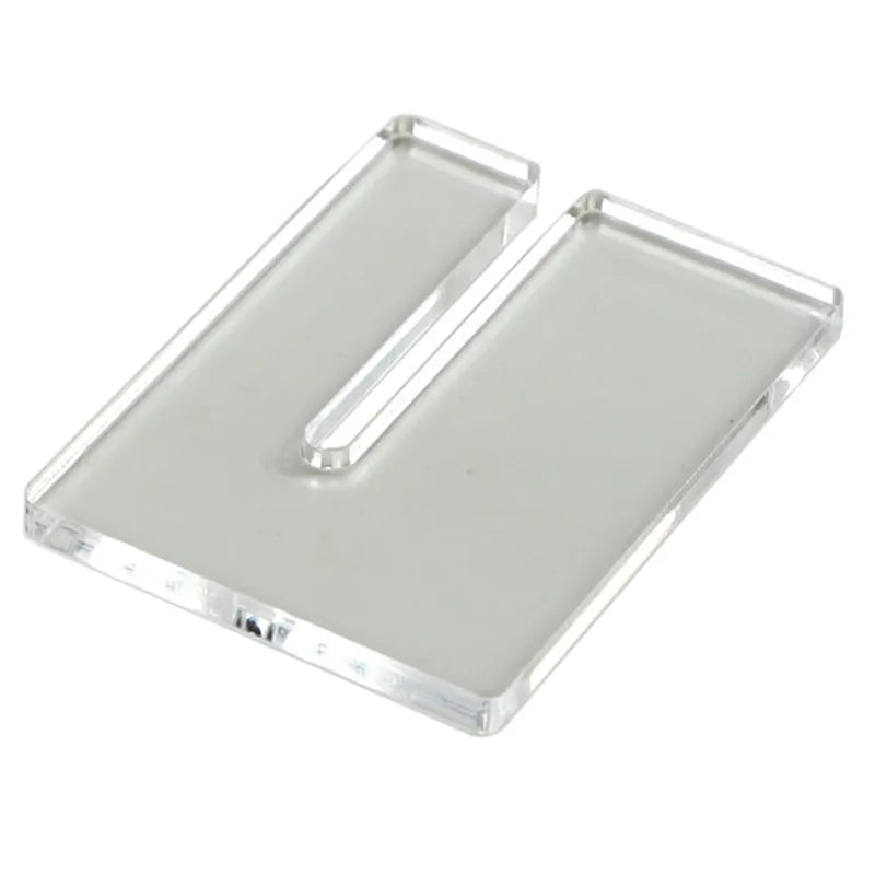 Leather Stitching Punch Aid Pulling Plate Acrylic Material Chisel or Pricking Iron Aid Mate for Leather Craft Working
