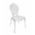 Wholesale Modern Plastic Belle Dining Chair Royal Class Stackable for Home Furniture Events and Weddings
