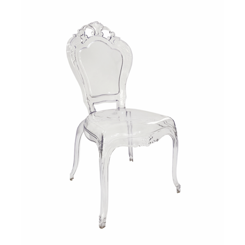 Wholesale Modern Plastic Belle Dining Chair Royal Class Stackable for Home Furniture Events and Weddings