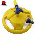 Multi-functional Garden Sprinkler Plastic Three-fork Sprinkler Through the Water Automatically Rotating Sprinkler