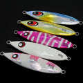 Luminous Slow Fall Pitch Fishing Lures Jig Sinking Lead Metal Jig Lure 40g-350g for Squid Snapper Tuna Jigging Lures