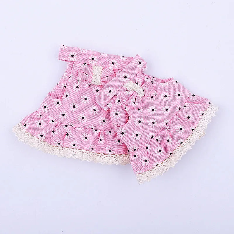 Trendy Puppy Small Animal Rabbit Outside Dress Kids Toddler with Leash Rope