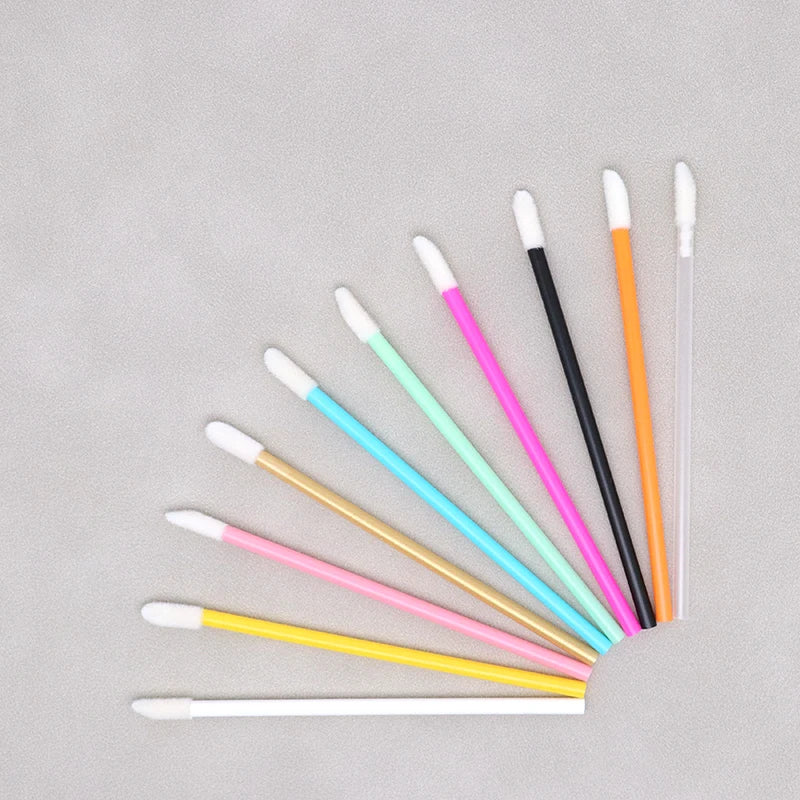 Customized Packaging Wholesale Makeup Brushes Hollow Wand Disposable Lip Gloss Applicator