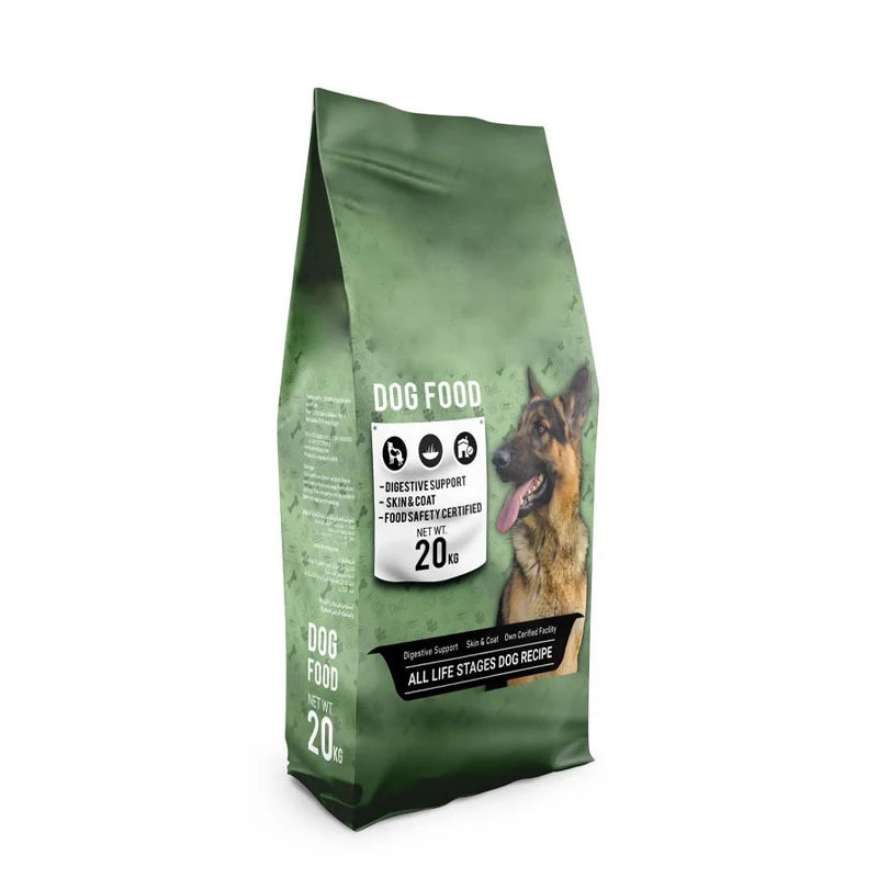 Customized Pure Aluminum Foil Tea Coffee Pet Food Bag Flexible Plastic Packaging with Custom Printing