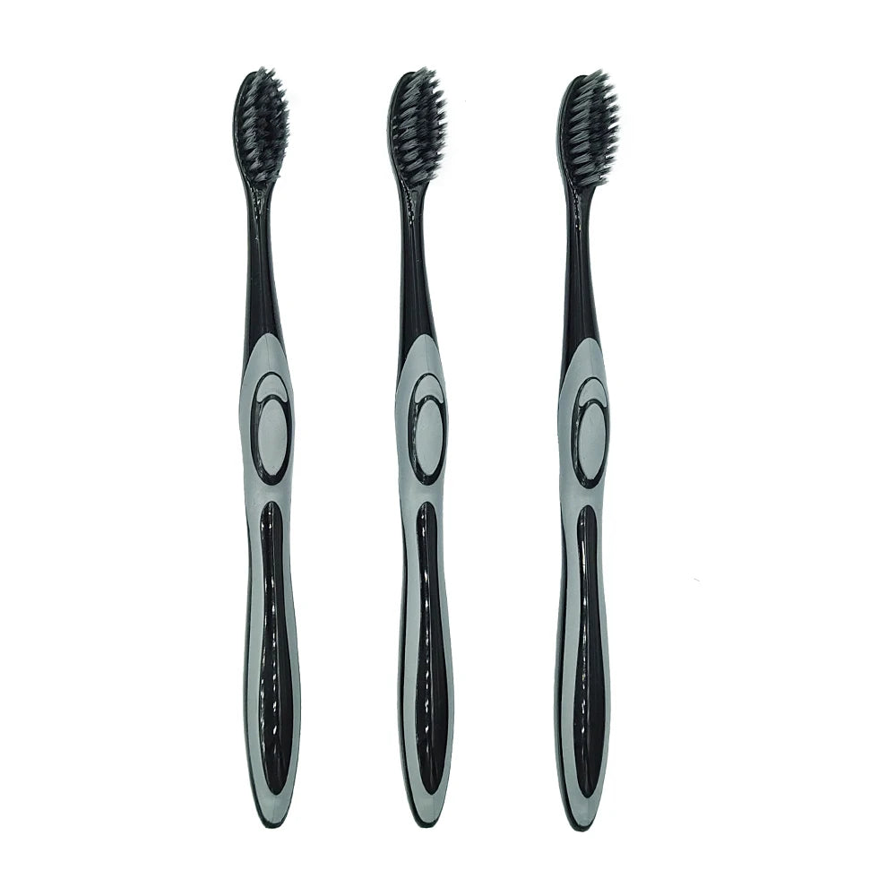 Personal Environmental Bamboo Charcoal Toothbrush for Oral Health Low Carbon Medium Soft Bristle  Toothbrush