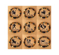 Wholesale 8mm Agate Natural Stone Beaded Bracelet With Card 12 Zodiac Sign Charm Bracelet for Women Men