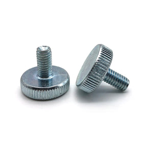 Din 653 M3 M2 M2.5 Stainless Steel Thumb Screw Round Flat Head Knurled Thumb Screws