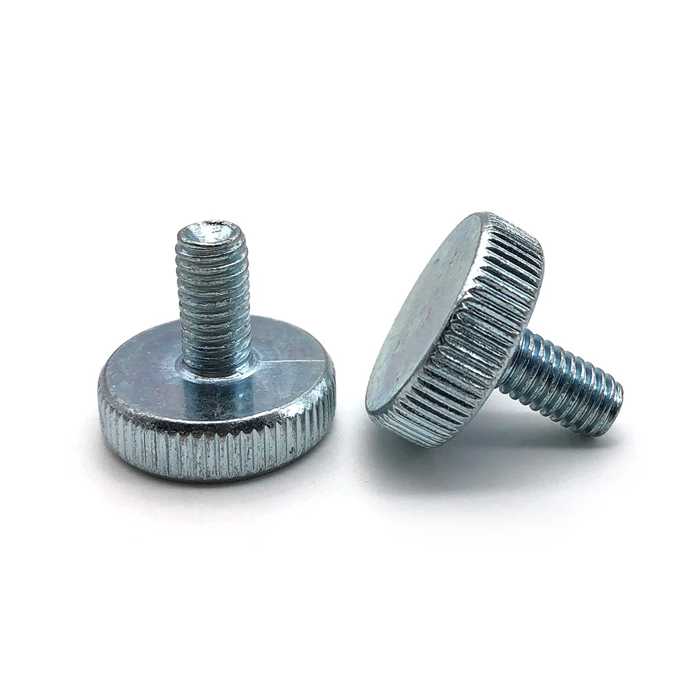 Din 653 M3 M2 M2.5 Stainless Steel Thumb Screw Round Flat Head Knurled Thumb Screws