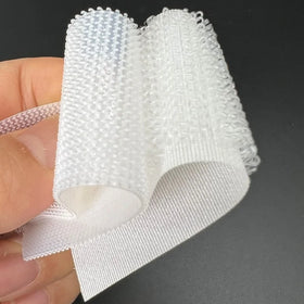 Fastening Tape Micro Smooth Molded Reusable Double Side Adjustable Plastic Soft Injection Nylon Hook and Loop Fastener Tape