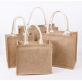 2025 Popular Fresh Grocery Reusable Shopping Bag for Women Girl Custom Jute Tote Bag with Printed Logo
