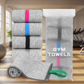 Eco-Print Custom Logo Microfiber Gym Towel Quick Dry Outdoor Fitness Sports Towel Personalized Sports Towel