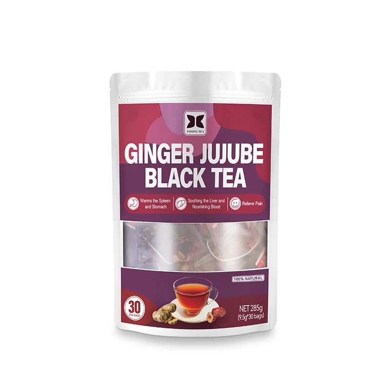 Organic Herbal Flavors Jujuba Turmeric Honey Ginger Sugar Tea Jujuba and Ginger Tea Menstrual Pain Brown Sugar Ginger Jujube Tea