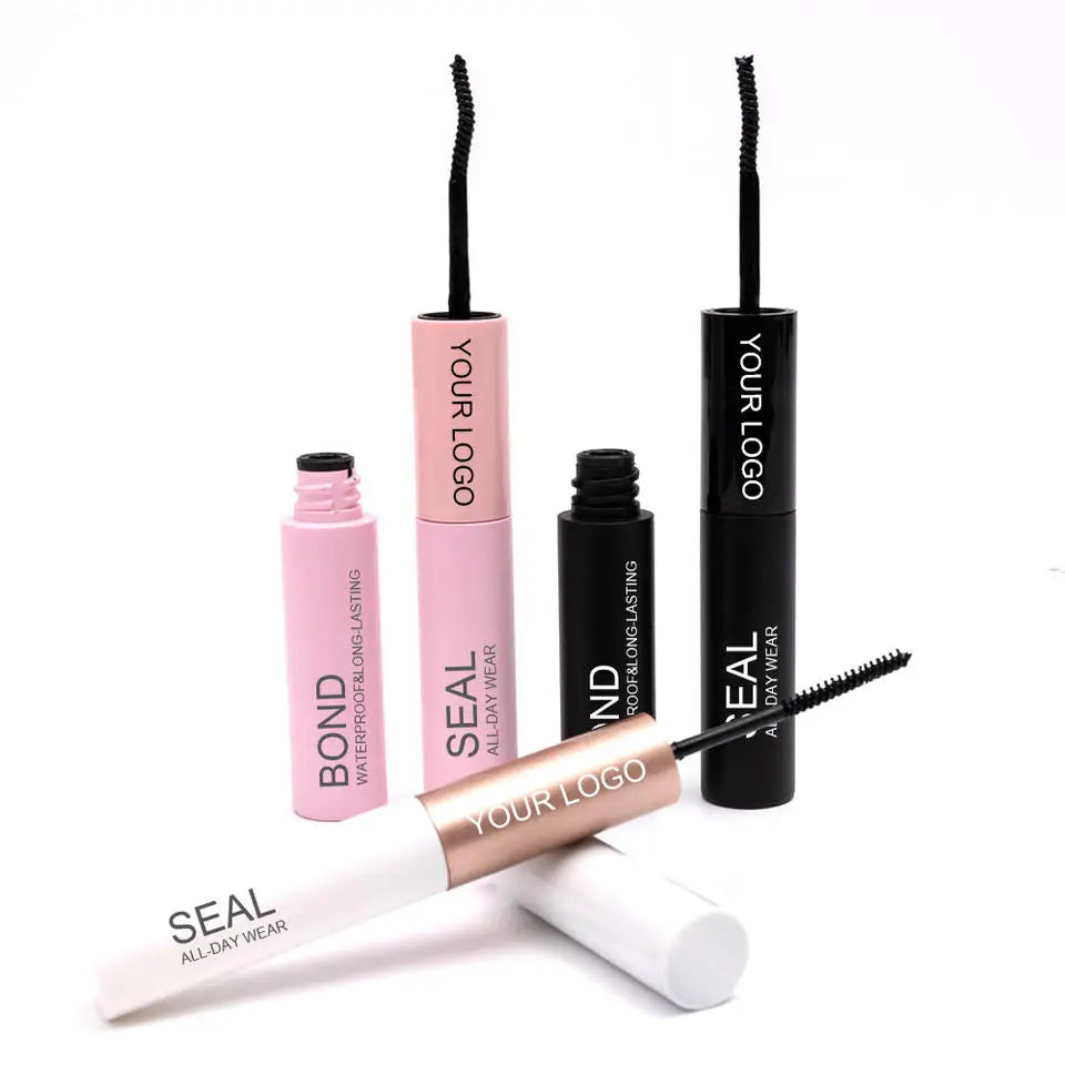 2 in 1 Long Lasting Bond and Seal Fast Drying Eyelash Glue Wholesale Korean Waterproof Eyelash Glue for Strip Lashes