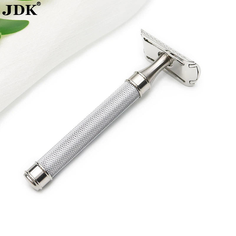 Luxury 1PC Safety Razor Stainless Steel Shaver Metal Handle Beard Care Razor Tool