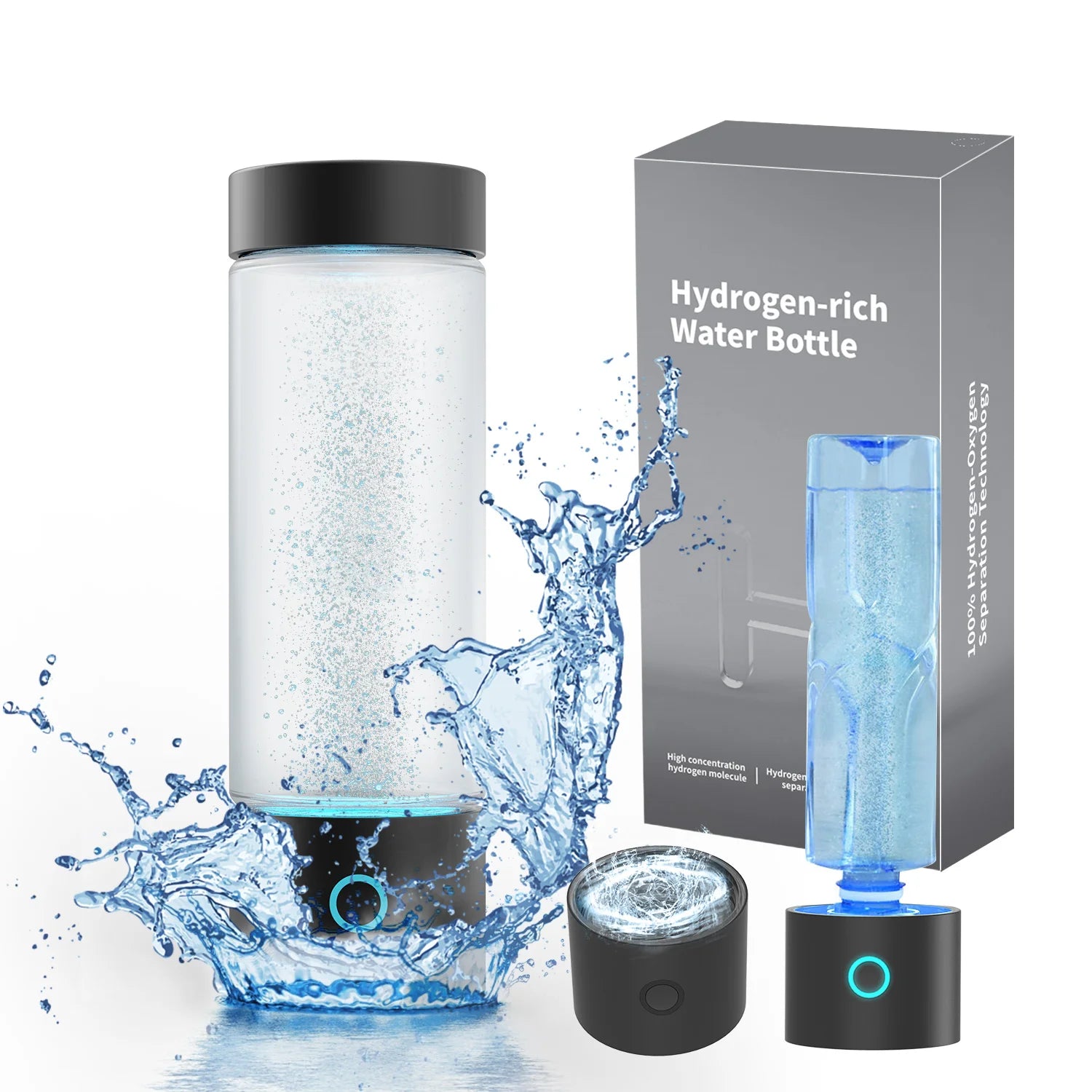 Guangdong 400ml Hydrogen Water Bottle High Concentration Hydrogen Generator USB for Cars Households Large Capacity Healthy Water