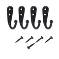 20 Mini Retro Zinc Alloy Coat Robe Hook Multifunctional Single Country Hanger for Bathroom Use for Coat/Backpack/Bag/Towel/Keys