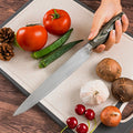 8 Inch 3Cr13 Stainless Steel Kitchen Slicing Knife with Ergonomic Pakka Wood Handle Eco-Friendly Gift Box