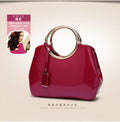 Fashion Patent Leather Handbag Evening Bag for Women Party Hand Bag