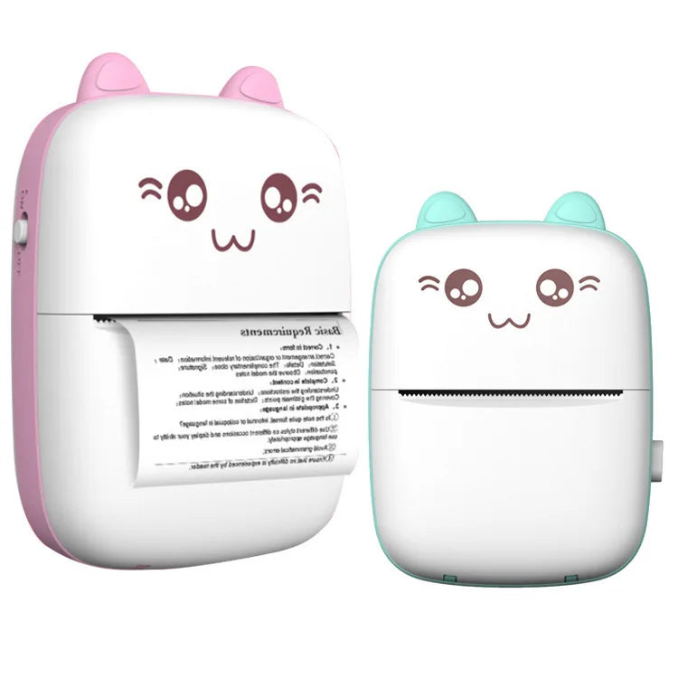 Mini  Small Portable Printer Photo Search Photo Thermal Printing Student Wrong Question Label Printer