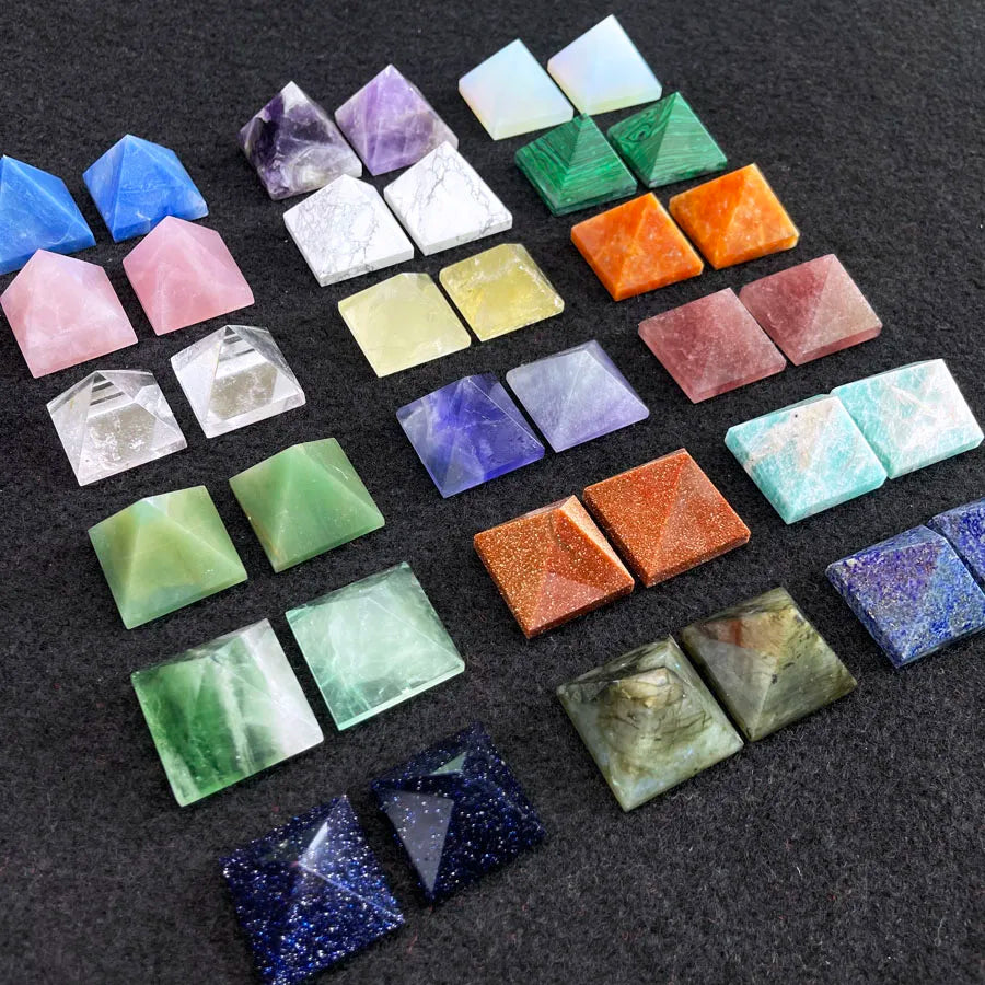 Wholesale Natural Clear Quartz Amethyst Citrine Rose Crystal Pyramid for Sale