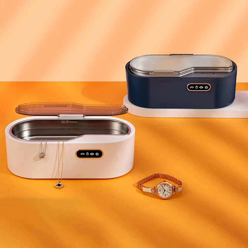 Portable Ultrasonic Cleaning Machinemini Washing Machine for Glasses Necklaces Watches and Rings Glasses Cleaning Machine