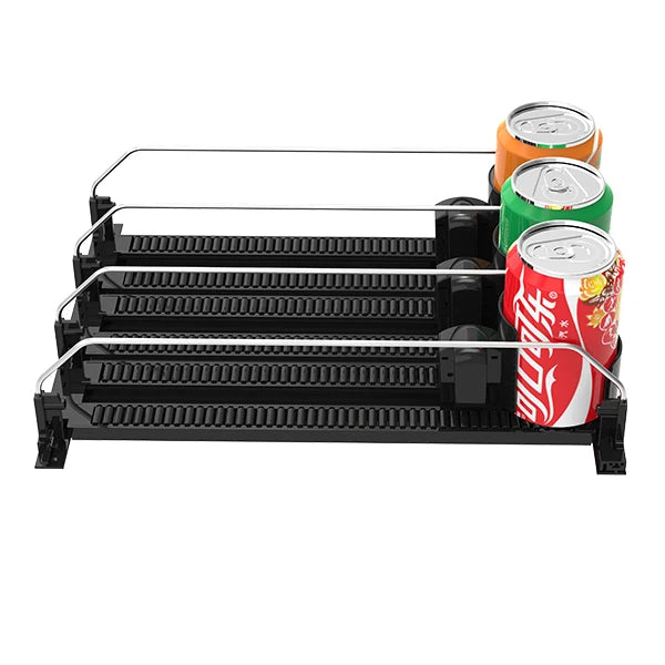 2023 Retail Store Auto-Front Beverage Gravity Feed Shelving Smart Plastic Shelf Roller