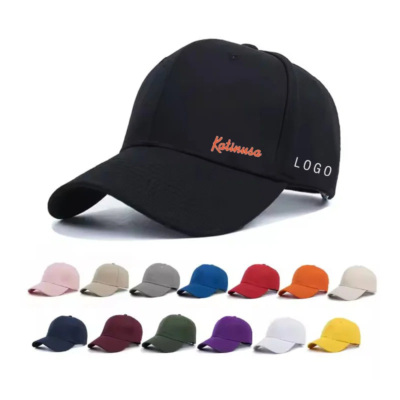 In Stock Baseball Cap Men Women Golf Hats Wholesale Ready to Ship Classic Custom Embroidery logo 6 Panel Organic Cotton Dad Cap