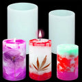 DIY  Epoxy Resin Casting Molds Variety Sizes Cylinder Candle Molds Silicone Mold for Candle Making Pillar Candles