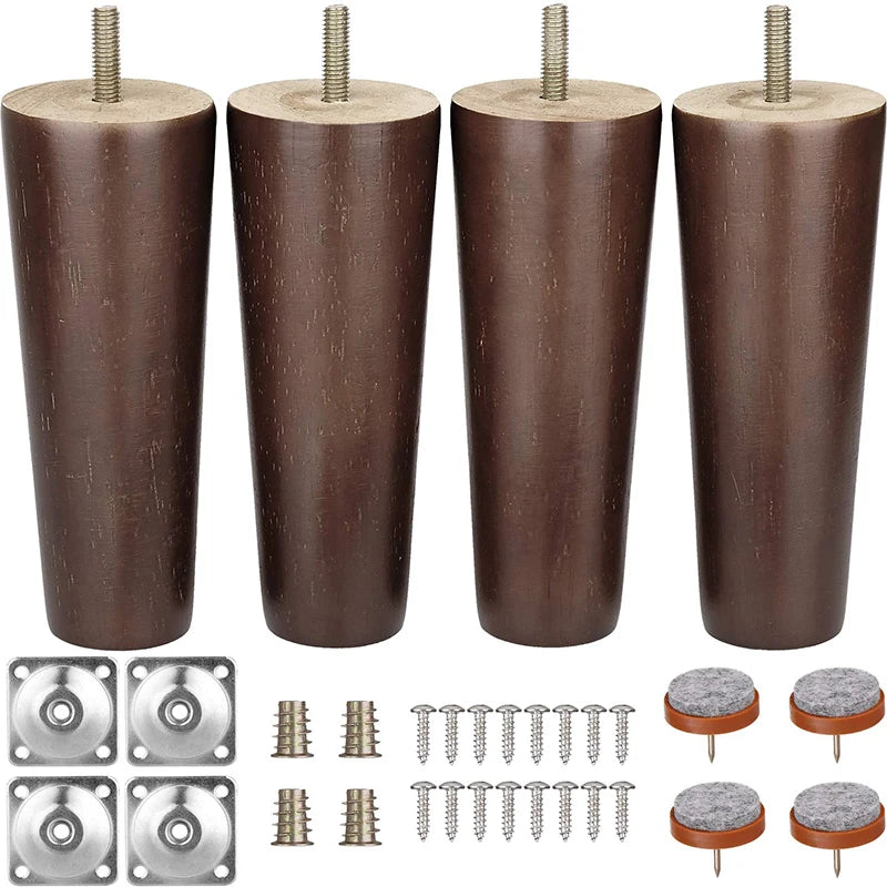 WELLTOP Adjustable Metal Furniture Legs for Sofa Cabinet Coffee Table Bed-Modern Design Hotel & Outdoor Use Model 03.507