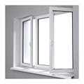 Energy Conservation Windows and Doors Manufacturer Swing Vinyl UPVC Double Soundproof Plastic Steel windows