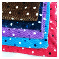 Water Stripe Glue Pressing Taped Flannel Fleece Soft Fabric for Blanket Home Textile Sofa Sets