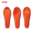 WOQI Hot Sale  Hollow Cotton Envelope Camping Sleeping Bag in Cold Weather Outdoor Sports