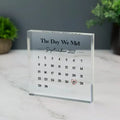 Factory Custom Personal Calendar Acrylic Block Stand