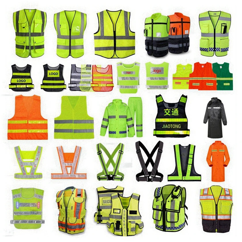 Saftey Flexible Reflective Material Lead Vest Running Vest with Lightsafety Reflective Apparel Mesh Vest Reflective