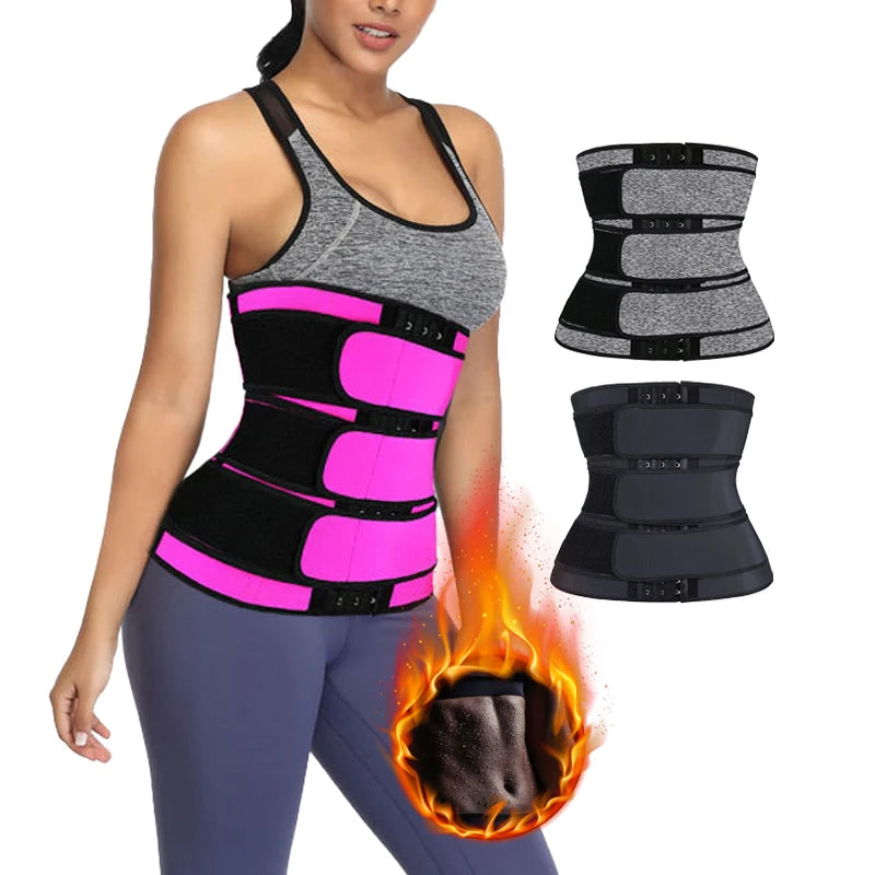 Women Tummy Slim Belt Shaper Waist Tummy Trimmer Body Wrap Slimming Waist Trainer Wrap