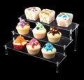 Manufacturer Factory Custom 3 Tier Acrylic Riser Acrylic Display Racks Clear Acrylic Display Riser Shelf