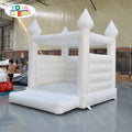 Custom Commercial White Castle Soft Play Party Equipment White Bounce House Inflatable Bouncer for Sale
