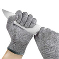 XL New Arrival 5A Safety Glove HPPE Cut Resistant Grey Thick Wrap High Temperature Resistance Gloves Anti Cut for Garage Working